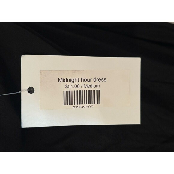 Audrey 3+1 Women Black Cutout Front Halter Midnight Hour Dress Size M Retail $51 - Picture 7 of 7